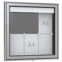 Vitrine - Premium TN - Op poten - Aluminium - WSM