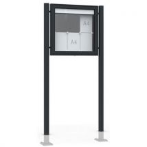 Vitrine d'affichage - Premium TN - Murale - Aluminium - WSM