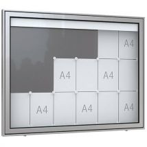 Vitrine d'affichage - Premium TN - Sur pieds - Aluminium - WSM