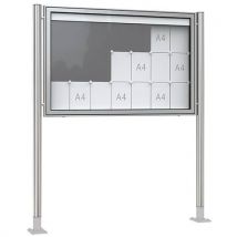 Vitrine d'affichage - Premium TN - Murale - Anthracite - WSM