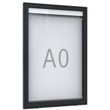 Vitrine d'affichage - Premium TN - Sur pieds - Anthracite - WSM