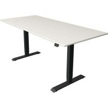 Zit/sta bureau Move1 Antraciet, memory functie, B180xD80xH74-123cm.