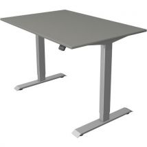 Bureau réglable Move 1,fonction mémoire,Silver compact L 1200 x P 800 mm