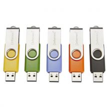 Clé USB Basic Line - Lot de 5 - Intenso