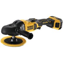 Dewalt - Roterende polijstmachine Xr 18V 5Ah Li-Ion Brushless - 180mm - DCM849P2-QW - Afwerken