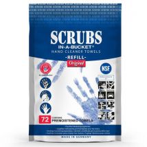 Navulling 72 reinigende doekjes - Scrubs