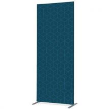 Scheidingswand Textiel Deco Dubbelzijdig Hexagon blauw