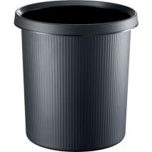 Prullenbak The German Line 18l Zwart, - Helit