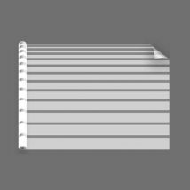 Decoratieve folie met matte stroken met verloop - Luminis