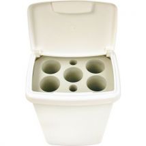 Poubelle à gobelets - 5 trous - 50L - V-Part