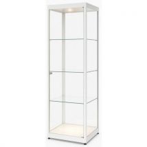 Vitrinekast kolom - 50x50x200 cm - Sarazino