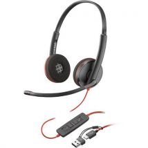 Headset mono monoauraal bulk USB Blackwire C3220 - Poly