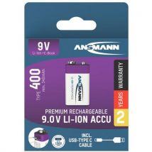 Pile Accu lithium rechargeable block E - Ansmann