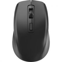 Draadloze Oplaadbare Muis. Grs, 1600 Dpi. Zwart, - Dacomex