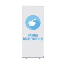 Roll-Banner Budget 85 Komplett-Set Désinfecter les Mains