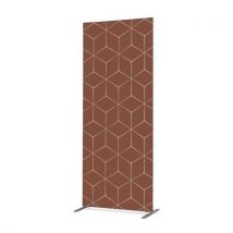Cloison Déco En Tissu Hexagone Rouille
