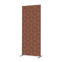 Cloison Déco En Tissu Hexagone Rouille