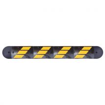 Viso - Ralentisseur Noir/jaune Complet - 2,3m De Long - 25 Km/h,