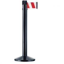 Poteau Intérieur Noir À Sangle 4mx10cm Rouge/blanc ,