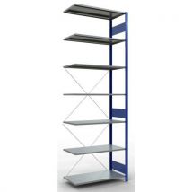 Anbauelement Easy-fix Einseitig 3000x1000x500 Blau Grau,