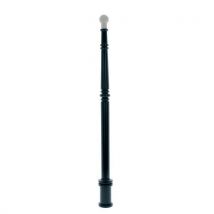 Pfosten Mit Formgedächtnis, 1150 Mm, Schwarz - Viso,