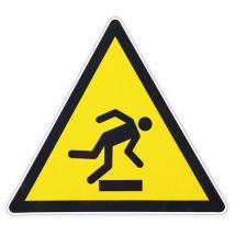 Warnschild Stolpergefahr/hindernis Am Boden, Klebend, 200mm, - Manutan