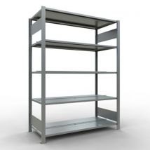 Rayonnage Départ Aristo-clip-double-5 Niv-1800x1300x300mm,