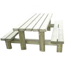 Procity - Rustikale Tisch-bank-kombination, 2 M,