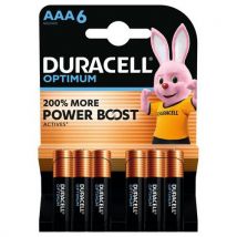 6 Pièces Duracell Optimum Aaa X6, - Duracell