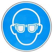 Schild Schutzbrille Tragen - Selbstklebend - 300 Mm, - Manutan