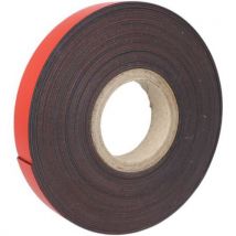 Bi-Office - Ruban Magnet Rouge Bisilque 10mmx5m Rouge,