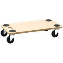 Plateau Roulant Bois Force 200 Kg, - Manutan