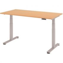 Elektrischer Schreibtisch Mit Speicherfunktion, 160 X 80 Cm, Buche,