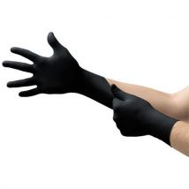 100 Stücke Handschuhe Microflex 93-852 Gr. 9 Schwarz, - Ansell