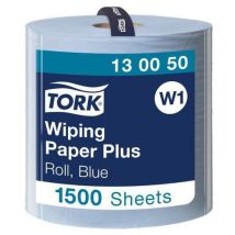 Tork - Wischtuchrolle Premium 1500 Blätter - Blau - 2-lagig, Zellulose/Recycelt - Lebensmittelecht