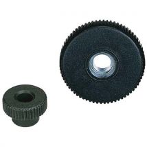 100 Pièces Bouton Sn En Polyamide D.15 - Insert En Acier M3,