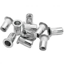 20 Stücke Blindnietmuttern M6, Schraube Ø 6 Mm 20er-pack + Bohrerpack.,