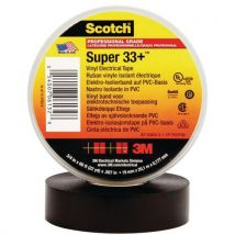 3m Scotch Super 33+ Ruban Isolant Électrique 6,1m X 19mm,