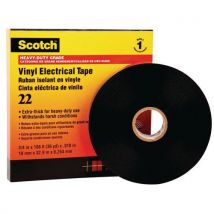 3m Scotch 22 Ruban Vinyle Isolant 33m X 19mm Ep. 0,25mm,