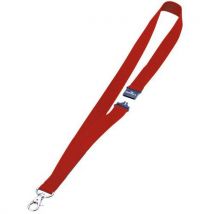 10 Stücke Textilband Für Badge Farbe: Rot Länge: 44,