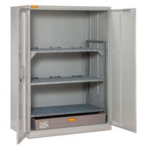 Fassschrank 14/20 Mit Regal Und Auffangwanne 150 L,