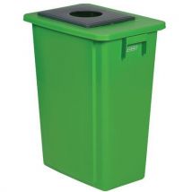 Abfallbehälter Für Mülltrennung, Grün - 60 L - Probbax,