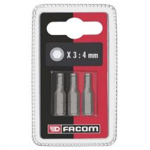 10 Pièces Lot De 3 Embouts 6 Pans Creux Métriques Eh1.j3 - Facom,