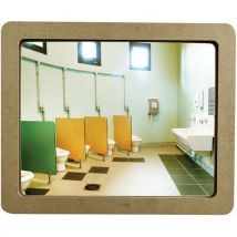 Miroir Incassable Kaki - 46,5 X 36,5 Cm - Kaptorama,