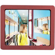 Miroir Incassable Rouge - 54 X 44 Cm - Kaptorama,