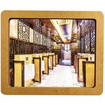 Miroir Incassable Jaune - 54 X 44 Cm - Kaptorama,