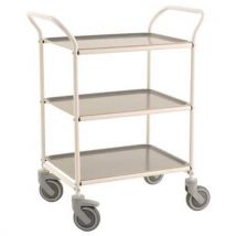 Kongamek - Chariot À Plateaux Plastique Esd - 3 Plateaux - Force 150 Kg