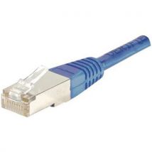 Cordon Patch Rj45 F/utp Cat 5e 10 Mètres Bleu,