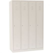 Vest Ind Propre 4 Cases/socle Gr+ Serrure Cle,