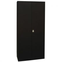 Armoire Pb 195x92x42 4 Tablettes Noir,